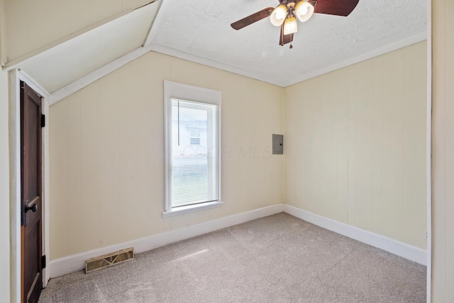 482 E Farming St, Marion, OH 43302 - bonus room with a ceiling fan, carpet, and vaulted ceiling