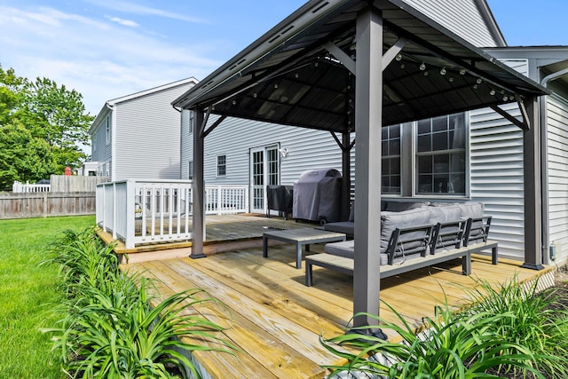 1997 Sutter Pkwy, Dublin, OH 43016 - deck featuring a gazebo and grilling area