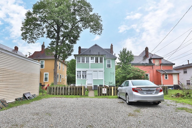 2045 N 4th St, Columbus, OH 43201 - rear view of property featuring a chimney