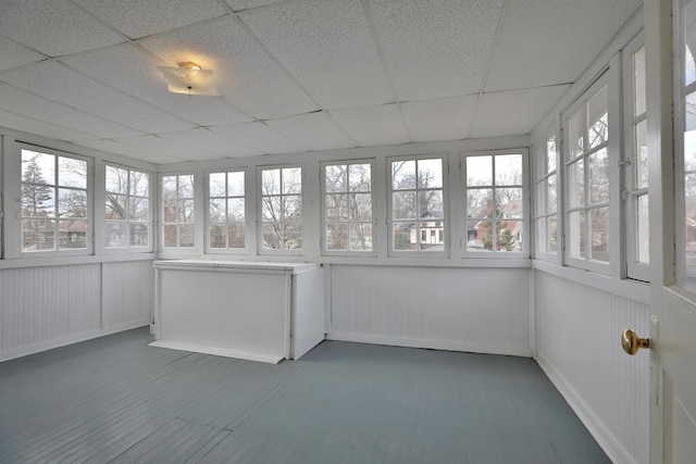 2045 N 4th St, Columbus, OH 43201 - unfurnished sunroom with a paneled ceiling and plenty of natural light