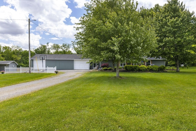 21171 River Rd, Circleville, OH 43113 - view of front of home with driveway and a garage