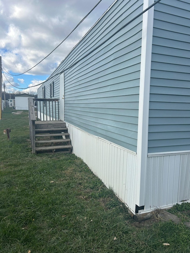 1049 Harmon Ave Lot B27, Columbus, OH 43223 - view of home's exterior with a lawn