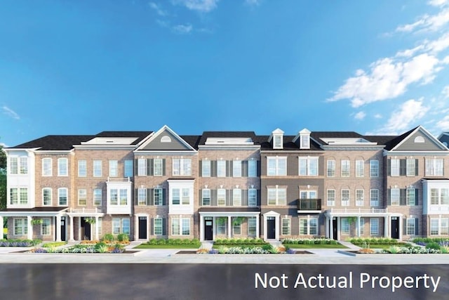 4179 Tuller Rd Lot 1104, Dublin, OH 43017 - view of front of home featuring brick siding
