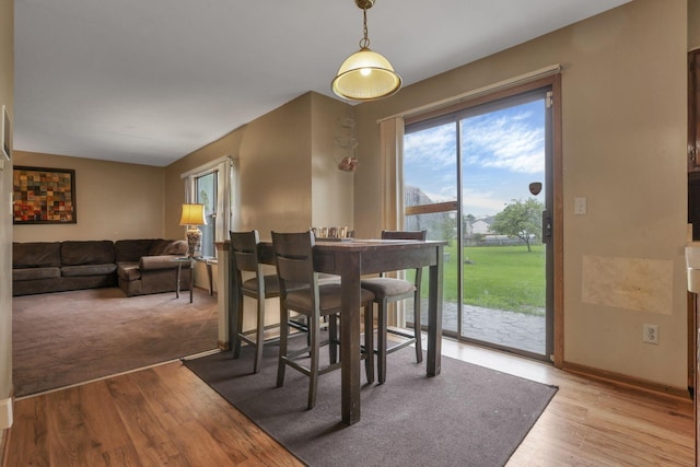 6792 Makady Rd, Canal Winchester, OH 43110 - dining space featuring wood finished floors and baseboards