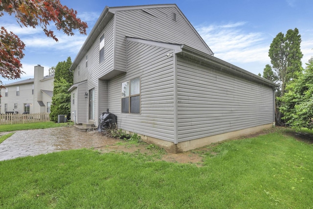 6792 Makady Rd, Canal Winchester, OH 43110 - view of home's exterior with central AC and a patio