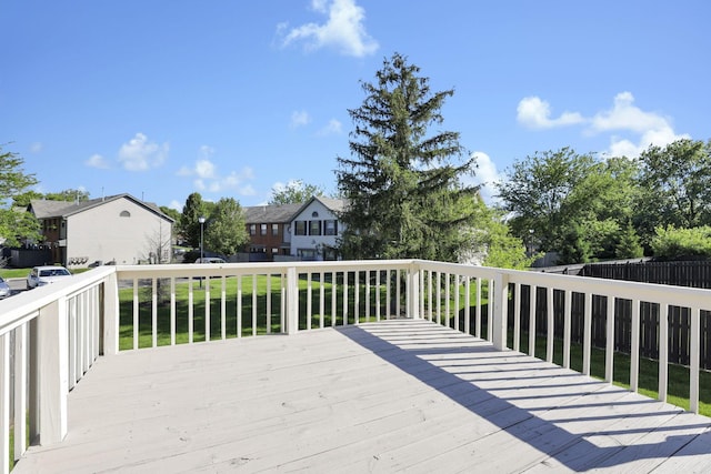 1722 Rock Creek Dr, Grove City, OH 43123 - deck featuring a residential view