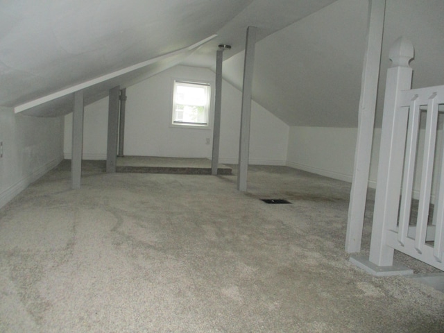 1056 Geers Ave, Columbus, OH 43206 - additional living space featuring lofted ceiling and carpet