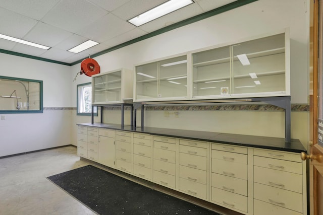 3171 Orders Rd, Grove City, OH 43123 - miscellaneous room with finished concrete floors and baseboards