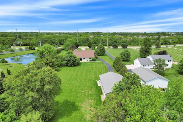 3171 Orders Rd, Grove City, OH 43123 - drone / aerial view of a tree filled landscape and a large body of water