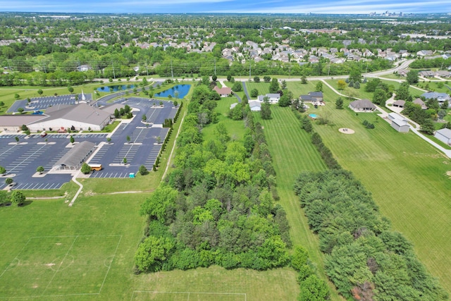 3171 Orders Rd, Grove City, OH 43123 - aerial view of property's location with a large body of water