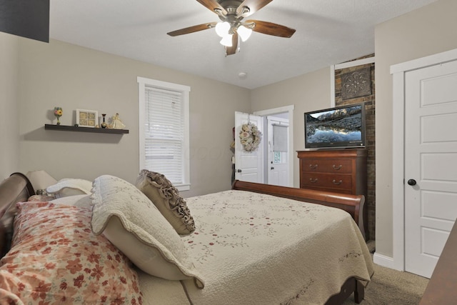 402 W St, Groveport, OH 43125 - carpeted bedroom with ceiling fan