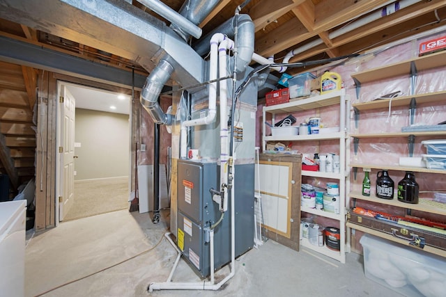 1055 Arcaro Dr, Columbus, OH 43230 - view of unfinished basement