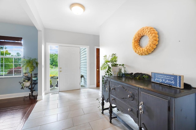 401 Warrenpoint Ln, Pataskala, OH 43062 - entryway featuring baseboards and light tile patterned floors