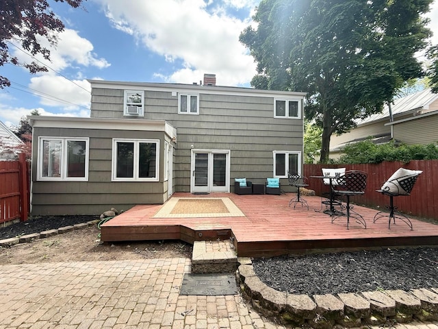 2010 S Main St, Findlay, OH 45840 - back of property featuring a chimney and a deck