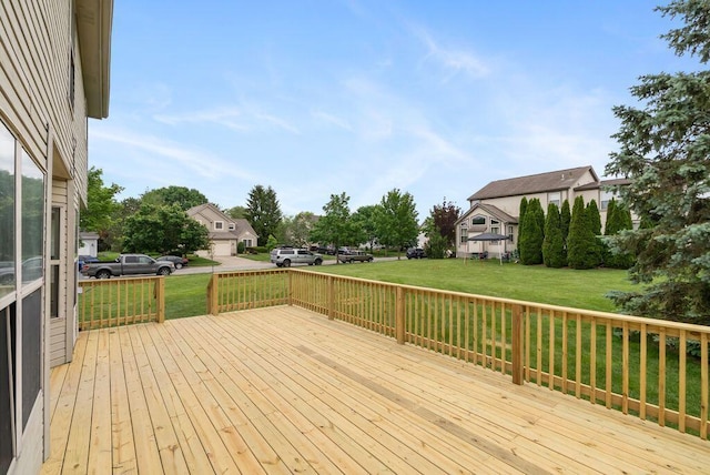 6377 Dietz Dr, Canal Winchester, OH 43110 - wooden deck featuring a yard