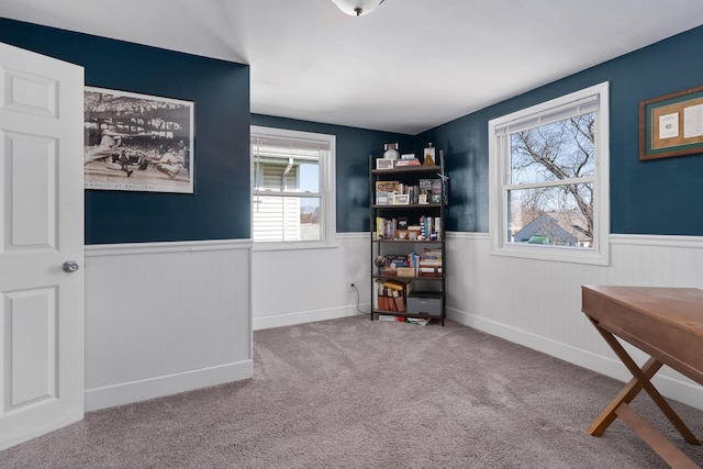41 N Westmoor Ave, Columbus, OH 43204 - carpeted office featuring a wainscoted wall