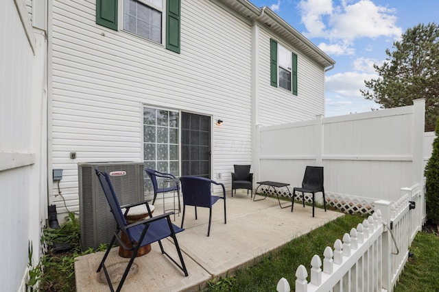 1994 Hoadley Dr Unit 7C, Columbus, OH 43228 - view of patio / terrace with central air condition unit