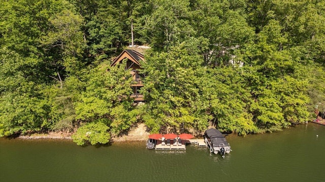 653 Natchez Ln, Sugar Grove, OH 43155 - aerial view of a nearby body of water
