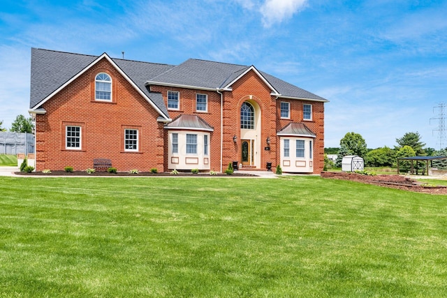 5360 Smothers Rd, Westerville, OH 43081 - view of front of house with brick siding and a front lawn