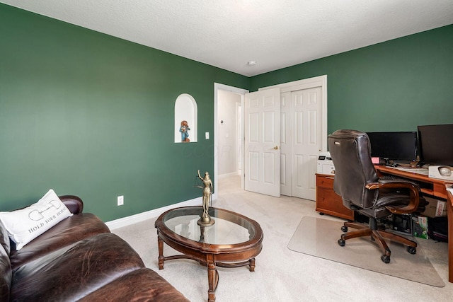 5360 Smothers Rd, Westerville, OH 43081 - home office with light carpet and baseboards