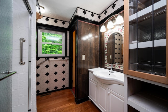 1959 Chapel Creek Rd, Chillicothe, OH 45601 - bathroom featuring wood finished floors and vanity