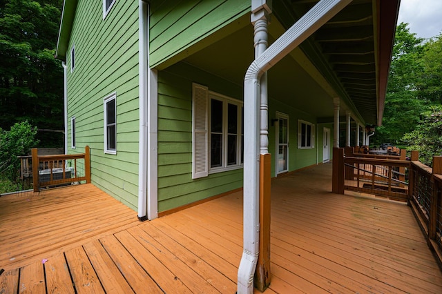 1959 Chapel Creek Rd, Chillicothe, OH 45601 - view of wooden deck