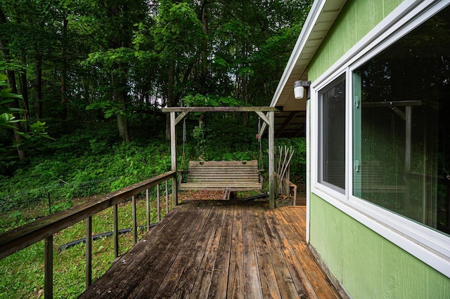 1959 Chapel Creek Rd, Chillicothe, OH 45601 - view of wooden terrace