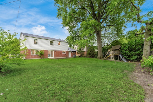 1419 Hentz Dr, Reynoldsburg, OH 43068 - view of green lawn with a playground