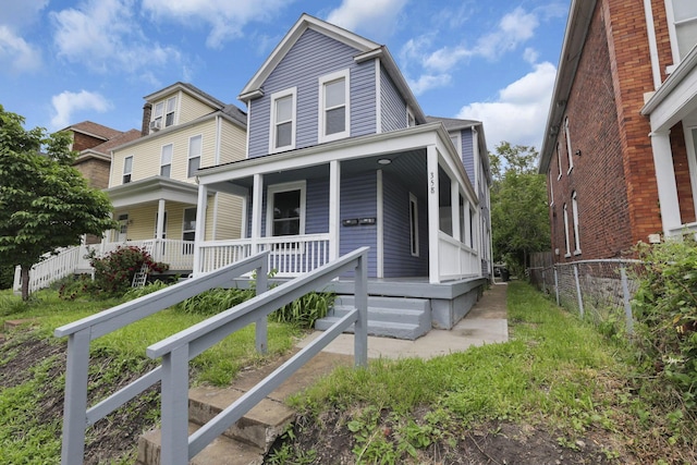 358 Saint Clair Ave, Columbus, OH 43203 - view of front of house with covered porch
