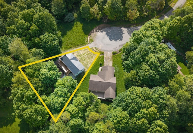 26 Crabtree Ct, Howard, OH 43028 - aerial view of property's location with property boundaries highlighted