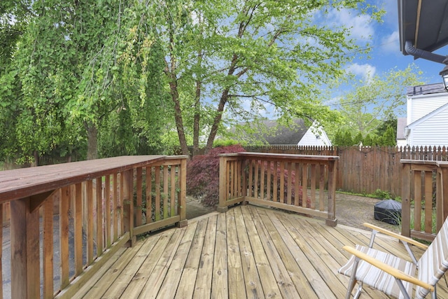 249 Blenheim Rd, Columbus, OH 43214 - view of wooden deck