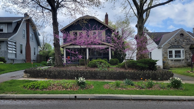 249 Blenheim Rd, Columbus, OH 43214 - view of front of house featuring a chimney