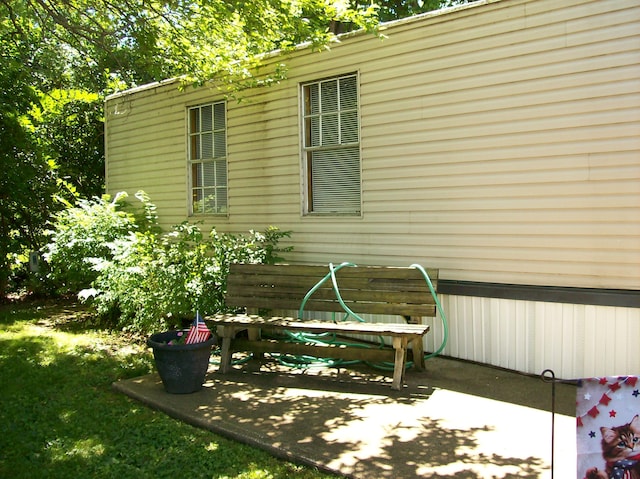 258 Timberline Dr, Circleville, OH 43113 - view of home's exterior with a patio area