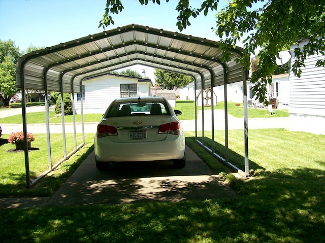 258 Timberline Dr, Circleville, OH 43113 - view of vehicle parking featuring a carport