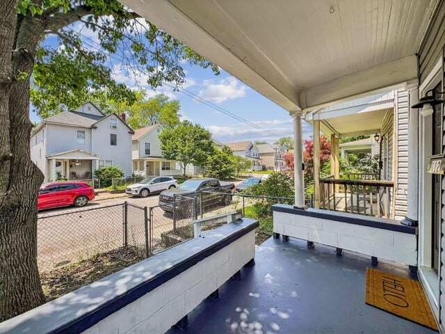 112 S Cypress Ave, Columbus, OH 43222 - porch featuring a residential view