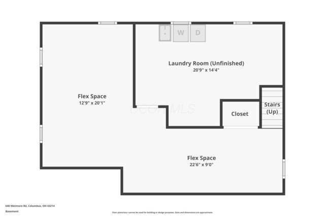 640 Wetmore Rd, Columbus, OH 43214 - home floor plan