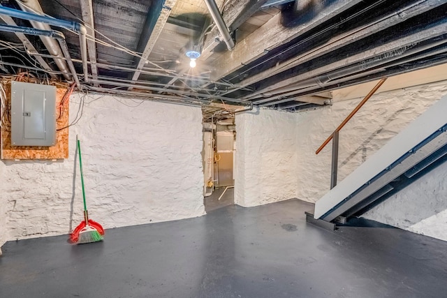976 Oakwood Ave, Columbus, OH 43206 - unfinished basement with electric panel