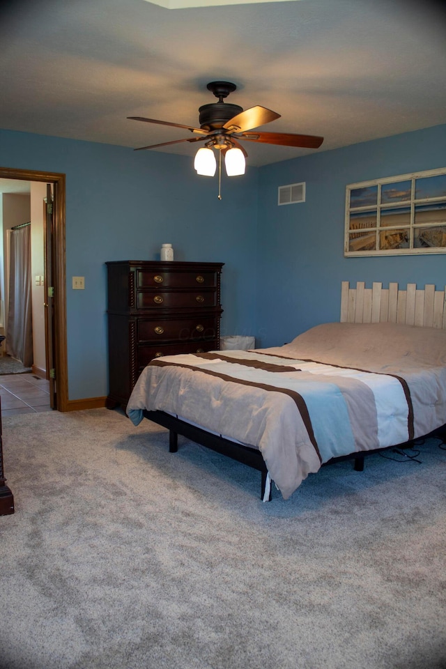 350 S Houston Pike, South Vienna, OH 45369 - carpeted bedroom featuring ceiling fan