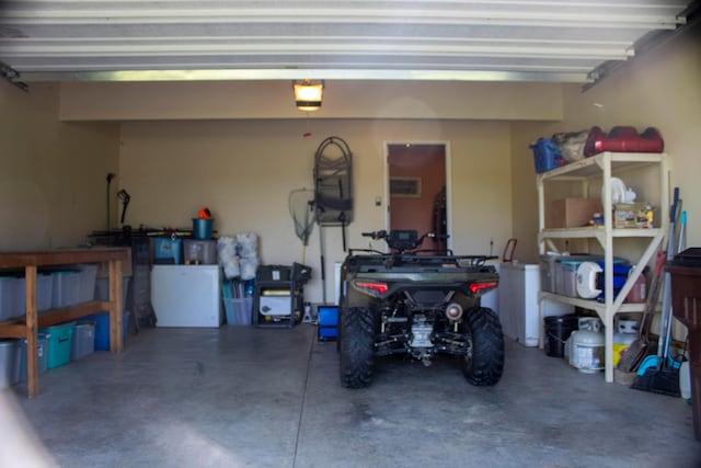 350 S Houston Pike, South Vienna, OH 45369 - garage featuring a garage door opener