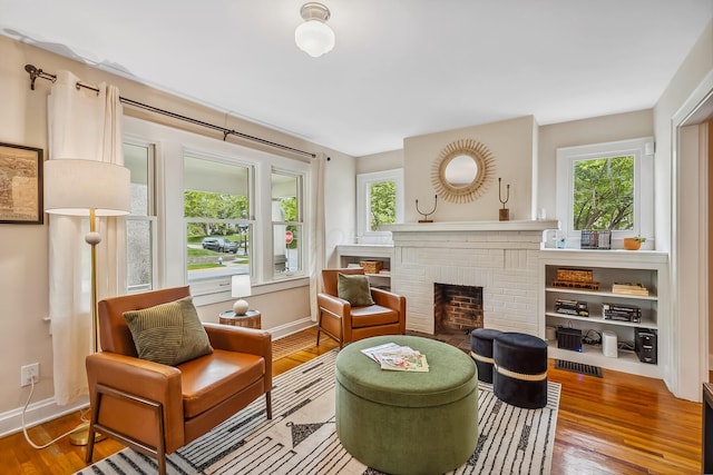 1206 Willard Ave, Columbus, OH 43212 - sitting room with plenty of natural light, baseboards, and wood finished floors
