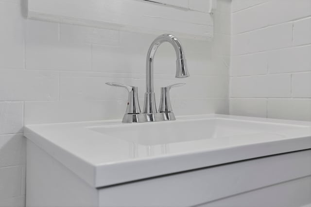 683 E 2nd St, Chillicothe, OH 45601 - bathroom view of vanity and tile walls