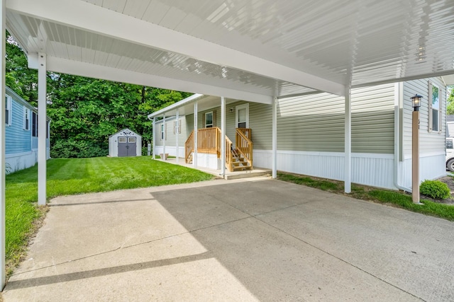 50 Winter Pine Dr, Delaware, OH 43015 - view of patio / terrace with a carport