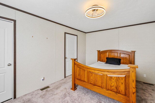 50 Winter Pine Dr, Delaware, OH 43015 - bedroom featuring carpet flooring and crown molding