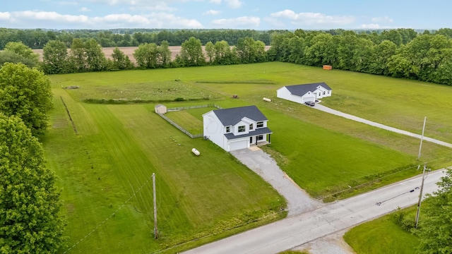 4483 County Road 124, Cardington, OH 43315 - overview of rural landscape featuring a tree filled landscape