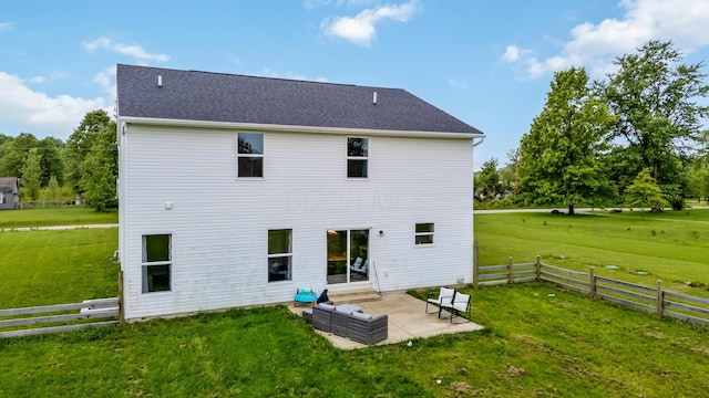 4483 County Road 124, Cardington, OH 43315 - rear view of property with a patio
