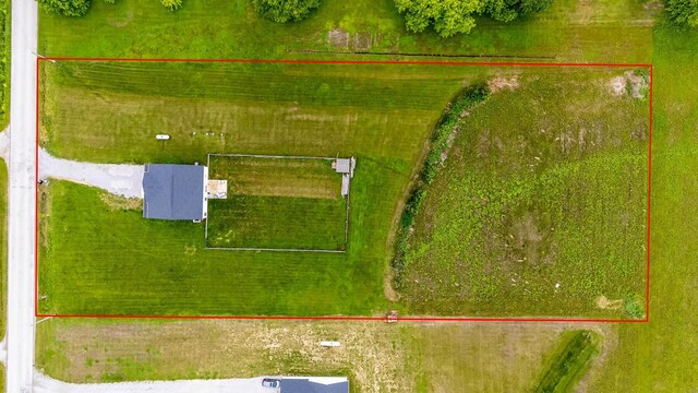 4483 County Road 124, Cardington, OH 43315 - aerial view of property and surrounding area with property boundaries highlighted