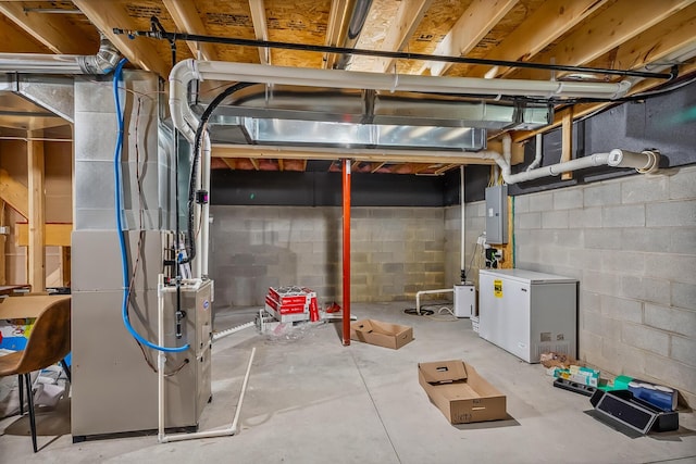 4483 County Road 124, Cardington, OH 43315 - unfinished basement with electric panel