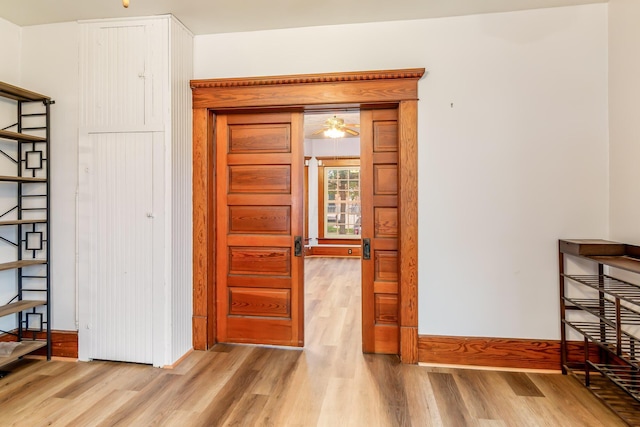 302 Oak St, Mount Vernon, OH 43050 - interior space with light wood-style flooring, baseboards, and stairway