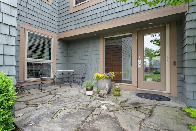 5518 Aryshire Ct, Dublin, OH 43017 - property entrance with a patio