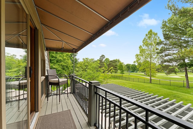 5518 Aryshire Ct, Dublin, OH 43017 - balcony featuring golf course view